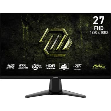 Ecran PC 27" MSI MAG 275F E20 - Full HD, 200Hz, Rapid IPS, 0,5ms, HDR10, VESA - PcComponentes