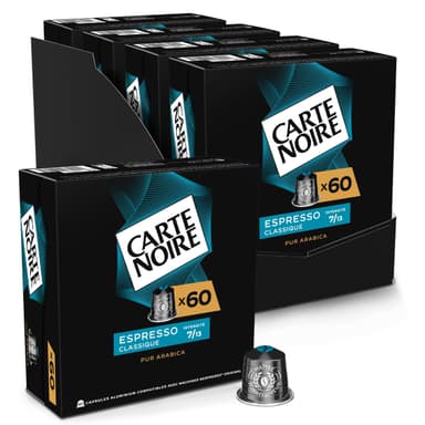 Lot de 240 capsules de café Carte noire Espresso Classique N°7, Compatible Nespresso (via prévoyez et économisez) - Amazon