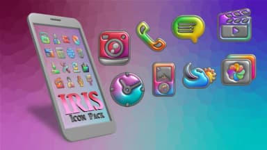 Pack d’icônes Iris Light 3D Gratuit sur Android (Dématérialisé) - Google Play