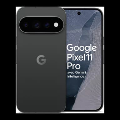 Smartphone 6,3" Google Pixel 11 Pro - Tensor G6, 12 Go RAM / 256 Go + 6 mois Google AI Pro / 3 mois YouTube Premium (bonus reprise 400€) - Google Store