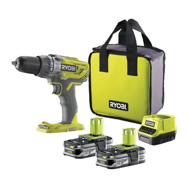 Perceuse-visseuse à percussion sans fil Ryobi 18V ONE+ avec 2 batteries - Amazon
