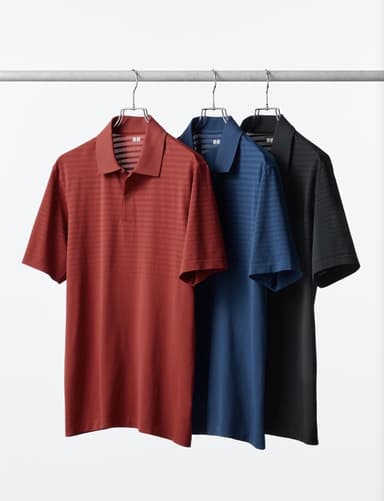 Polo DRY-EX a Motifs Uniqlo - tailles XS à XL - Uniqlo