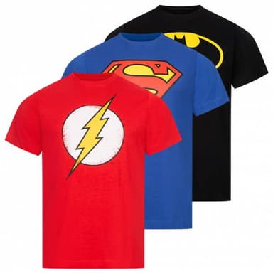 Lot de 3 T-Shirts DC Comics Super-Héros - Taille S - SportSpar