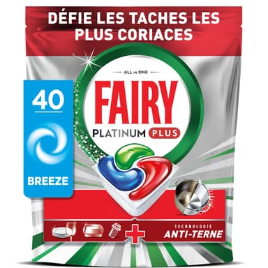 [Dès 25€ d’Achat] Lot de 40 Capsules Lave-Vaisselle Platinum Plus Tout en 1 (Via 8,69€ sur la Carte de Fidélité) - Intermarché