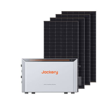 Kit solaire avec Batterie Jackery HomePower 2000 Ultra + 4x 500W Panneaux Bifaciaux - Jackery