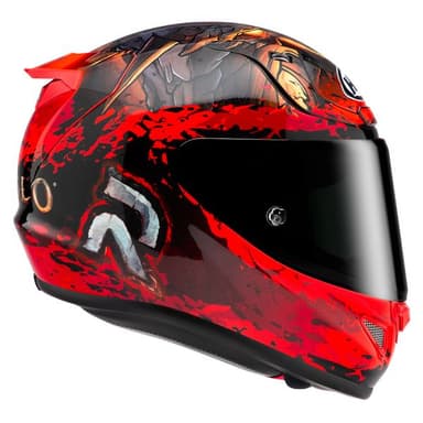 Casque Moto intégral HJC Rpha 12 Diablo Blizzard MC1 - Tailles XS au 2XL - Louis