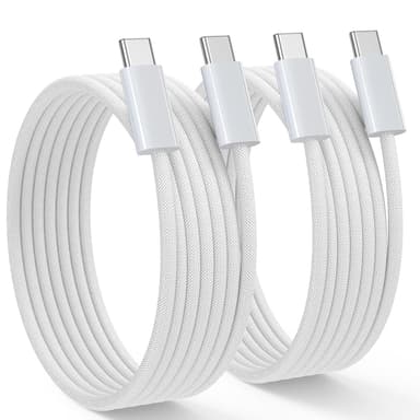 Lot de 2 Câbles USB C vers USB C - Charge Rapide 60W PD 3.0 (Via Coupon - Vendeur Tiers) - Amazon