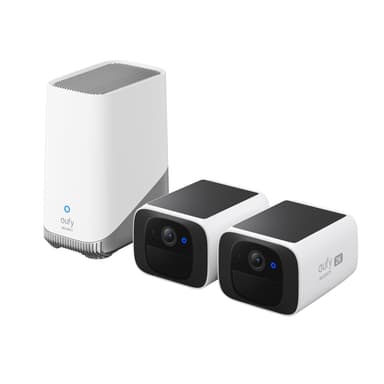 Caméras Surveillance WiFi extérieur sans fil Eufy Security eufyCam S220 + HomeBase 3 - Amazon