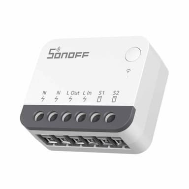 Module Zigbee Sonoff ON/OFF (ZBMINIR2) - 10A, compatible Zigbee2MQTT et Home Assistant - Domadoo