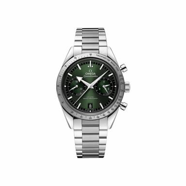 Montre Omega Speedmaster ’57 40,5 mm - Chronographe manuel, Master Chronometer, cadran vert, acier, - Jean Mick