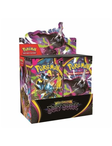 Display de 36 Booster Pokemon Mega Evolution - Nuit Noire ME05 - Maison De La Presse