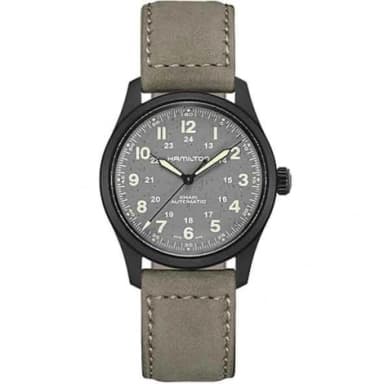 Montre Hamilton Khaki Field Titanium Auto H70215880 - 38 mm - Subtil Diamant