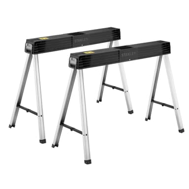 2 Tréteaux Métalliques Pliants Stanley 340Kg - Amazon