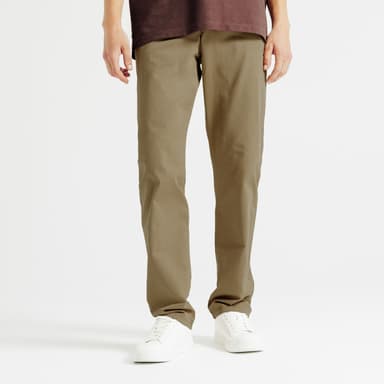 Pantalon chino léger straight 100% coton Jules - Camel ou vert , taille 36 à 46 - Jules