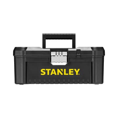 Stanley boîte à Outils avec plateau porte-outils amovible - 2 Organiseurs Sur Le Couvercle, Charnières Plastiques, Attaches Métalliques - Amazon