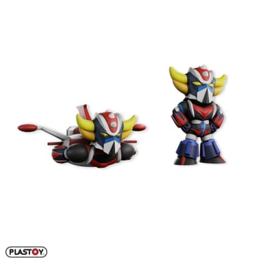 Duo de figurines Plastoy Goldorak avec Soucoupe (Spacer) - 7 cm - Amazon