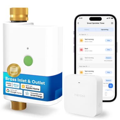 Programmateur Arrosage Meross WiFi MST100, Arrosage Automatique & Report Pluie - APP, Suivi Conso d'eau (Vendeur Tiers) - Amazon