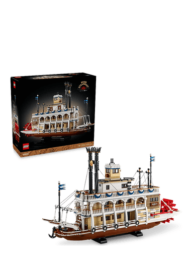 LEGO Ideas 21356 Le Bateau à Vapeur du Mississippi - Boozt