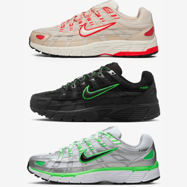 Sélection de baskets en promotion - ex : Nike P-6000 Bright Crimson Soft Pearl - Du 40 au 44,5 - Footkorner