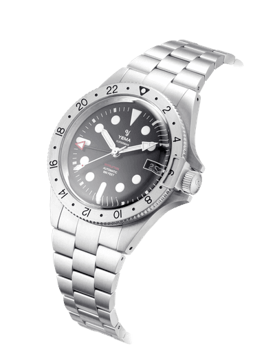 Montre Superman Worldtime GMT Acier - YEMA