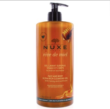 Flacon pompe gel lavant NUXE Reve de Miel - 750ml - Prado Mermoz