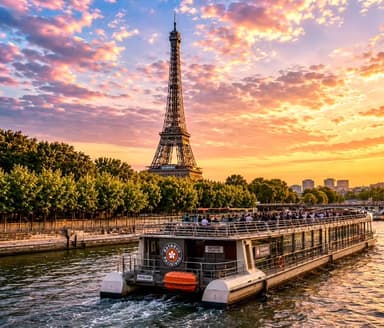 Croisière sur la Seine au départ de la Tour Eiffel avec dégustation de crêpe 1h - Plusieurs dates en juin - GetYourGuide