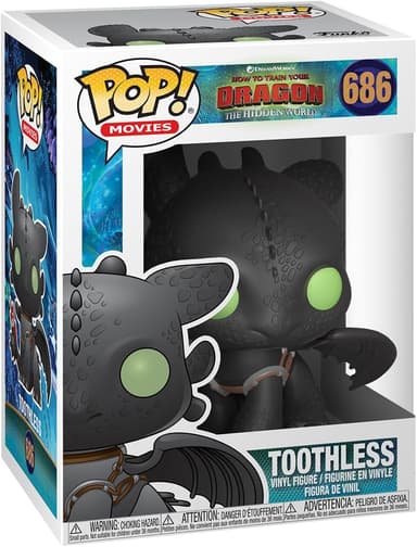 Funko Pop! Movies 686 How to Train Your Dragon 3: Toothless - Amazon