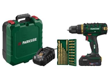 Perceuse-Visseuse sans fil 20V Parkside Édition Limitée PABS 20-Li G8 - avec batterie et chargeur - Lidl