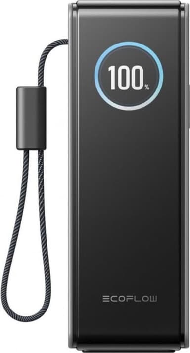 Batterie externe EcoFlow RAPID - 25 000 mAh, 170 W, Câbles intégrés - Ecoflow