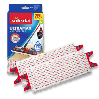 Lot de 2 Recharge Ultramax VILEDA - Tous Types de sols (via Prévoyez et Economisez) - Amazon