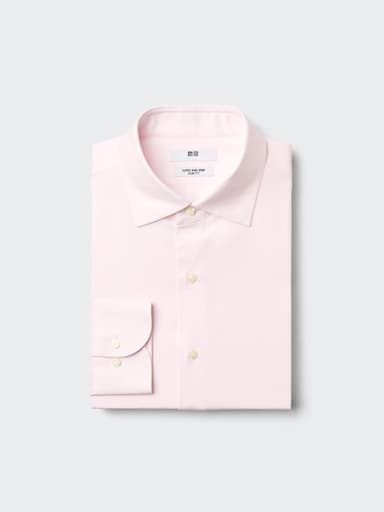Chemise Slim Sans Repassage Uniqlo - Col élargi, Rayée, Plusieurs coloris, Tailles du XS au 3XL - Uniqlo