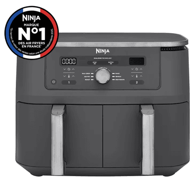 Air Fryer Ninja DualZone, 9.5L, 6-en-1, Gris - SharkNinja
