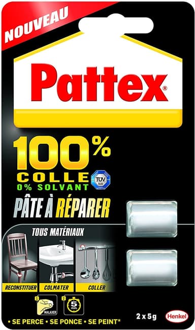 Pate à Réparer Multi-usages Pattex - x2 - Amazon