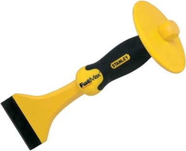 Ciseau de Carreleur Stanley Gamme FatMax - avec Protection Protège Main, 270x75mm, Acier Chrome Vanadium, Poignée Bi Matière - Amazon