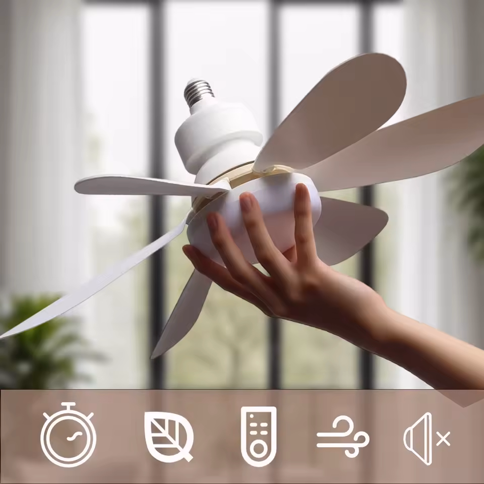 Ventilateur de plafond led 40W e27 - AliExpress