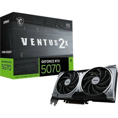 Carte graphique RTX 5070 Ventus 2X OC + 40€ steam & 007 - Topachat