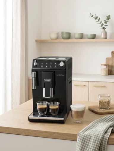 Sélection de 8 cafetières DeLonghi en promotion - Exemple : DeLonghi Autentica Noir - The Bradery