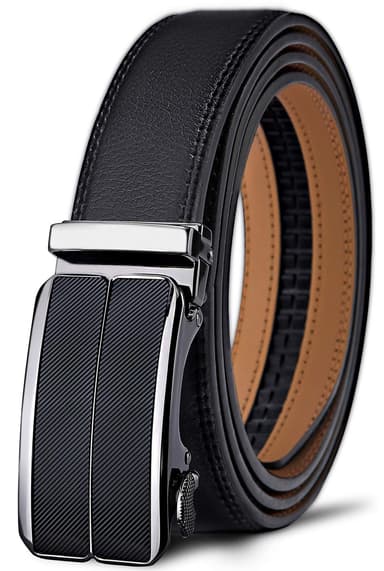 [Prime] Ceinture Cuir 35mm - Boucle Automatique, Taille Ajustable (Vendeur Tiers) - Amazon
