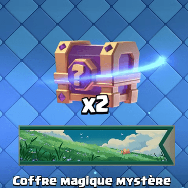 2 Coffres magique mystère et une bannière offerts sur Clash Royale (Dématérialisé) - Supercell