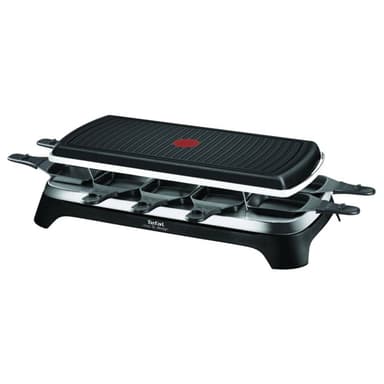 Occasion : Appareil à Raclette et Grill Tefal Gourmet Inox & Design RE458812 - 1350W, 2-en-1, 10 Personnes, Indic Thermo-Spot (Comme Neuf) - Amazon