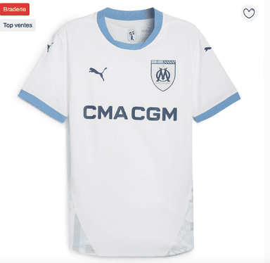 Maillot OM Authentic Domicile Homme Puma 2024/2025 - Espace Des Marques