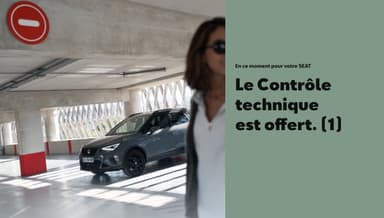 Contrôle Technique gratuit pour les Seat sous réserve que le Contrôle Technique arrive à expiration dans les 6 mois (Garage participants) - Seat