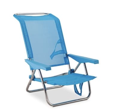 Chaise de plage, 4 positions avec poignées (via retrait drive) - Carrefour