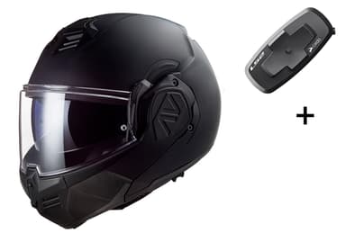 Casque Moto modulaire LS2 FF906 Advand Solid + Intercom LS2-4X - Tailles XS, S, XL et 2XL - Outlet Moto