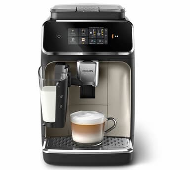 Machine à expresso Broyeur Philips Silent Brew EP2339/40 Black Chrome LatteGo - MaxiCoffee