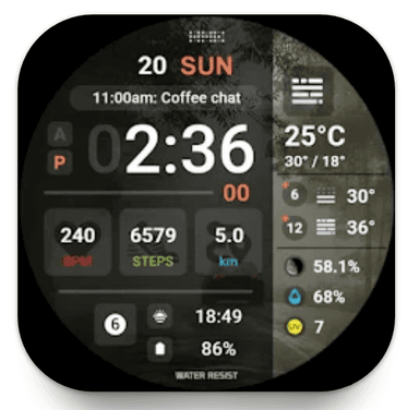 Cadran HMK WD001 Gratuit sur Wear OS (Dématérialisé) - Google Play