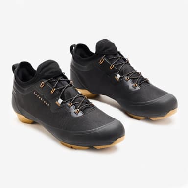 Chaussures de vélo Rockrider GRVL 900 - imperméables, compatibles SPD, semelle rigide, laçage rapide, du 42 au 46 - Decathlon