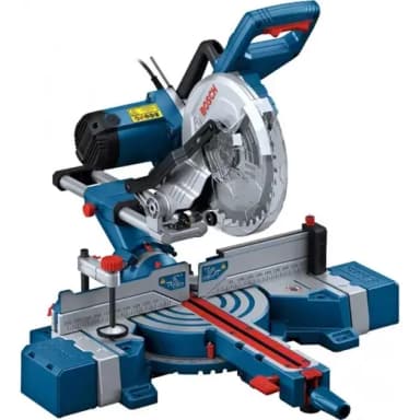 Scie à onglet radiale Bosch Professional GCM254D - 1800W, 254 mm, avec boîte de support, 1 lame de scie et sac à poussière - Sanitino