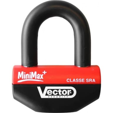 Bloque disque Vector Minimax+ avec support et câble de rappel inclus - Homologation SRA (motoandco.fr) - Moto And Co