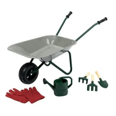 Brouette en acier + Outils de Jardinage pour Enfant Lupilu - 7 Pièces - Lidl